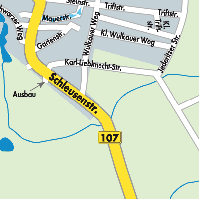 Stadtplan Sandau (Elbe)