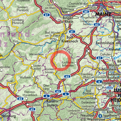 Landkarte Sankt Alban
