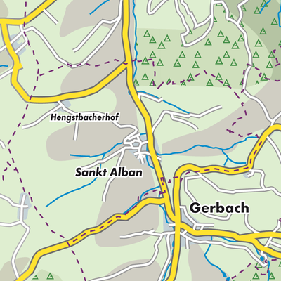 Übersichtsplan Sankt Alban