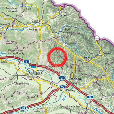 Landkarte Sankt Englmar