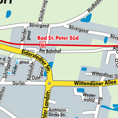 Stadtplan Sankt Peter-Ording