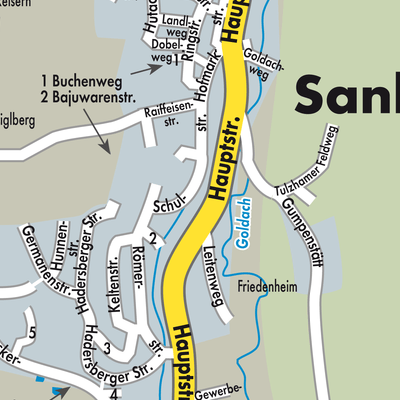 Stadtplan Sankt Wolfgang