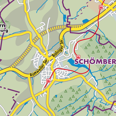 Übersichtsplan Schömberg