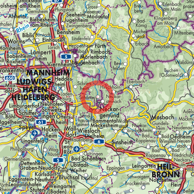 Landkarte Schönau