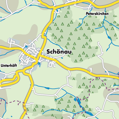 Übersichtsplan Schönau