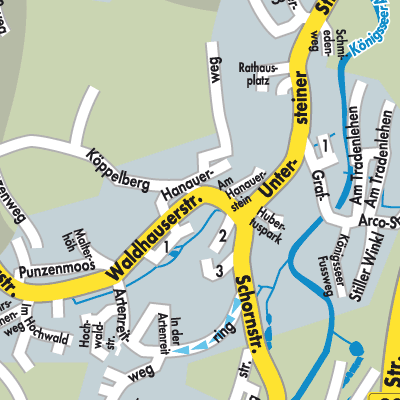 Stadtplan Schönau am Königssee