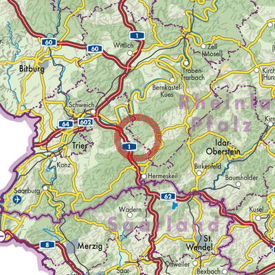 Landkarte Schönberg