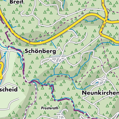 Übersichtsplan Schönberg