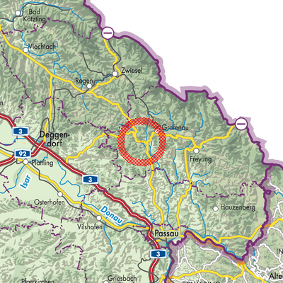 Landkarte Schönberg