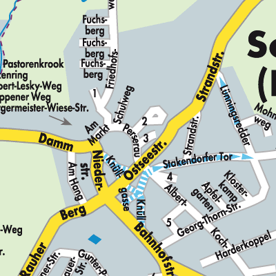 Stadtplan Schönberg (Holstein)