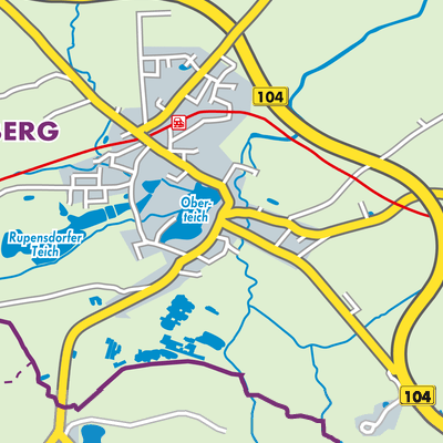 Übersichtsplan Schönberg