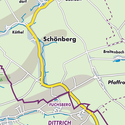 Übersichtsplan Schönberg