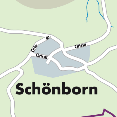 Stadtplan Schönborn