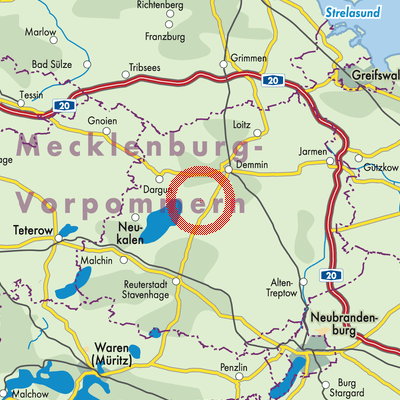 Landkarte Schönfeld