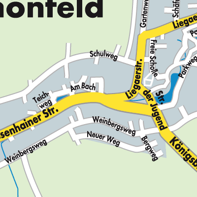 Stadtplan Schönfeld