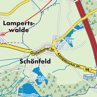 Übersichtsplan Schönfeld