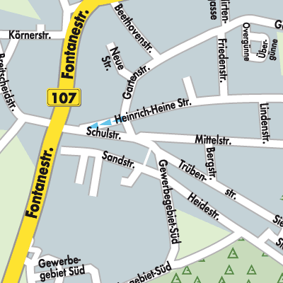Stadtplan Schönhausen (Elbe)