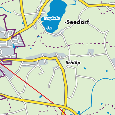 Übersichtsplan Schülp bei Nortorf