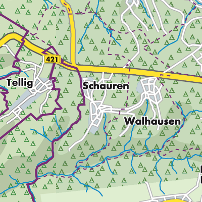 Übersichtsplan Schauren