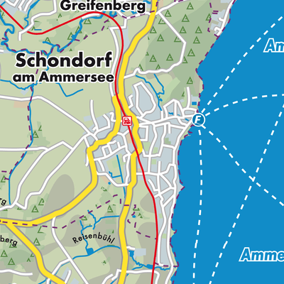 Übersichtsplan Schondorf am Ammersee