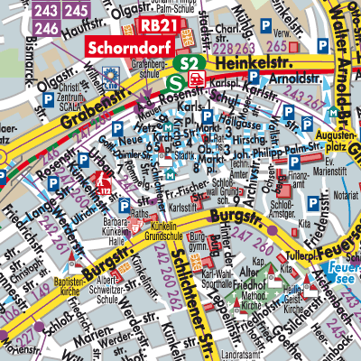Stadtplan Schorndorf