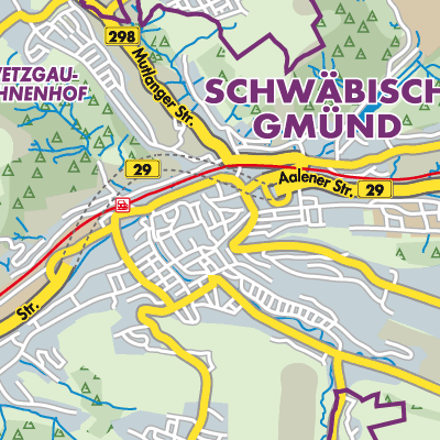 Übersichtsplan Schwäbisch Gmünd