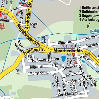 Stadtplan Schwabhausen