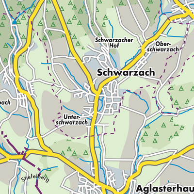 Übersichtsplan Schwarzach