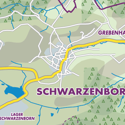 Übersichtsplan Schwarzenborn