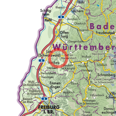 Landkarte Seelbach