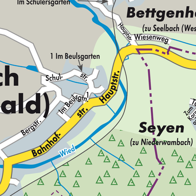 Stadtplan Seelbach (Westerwald)