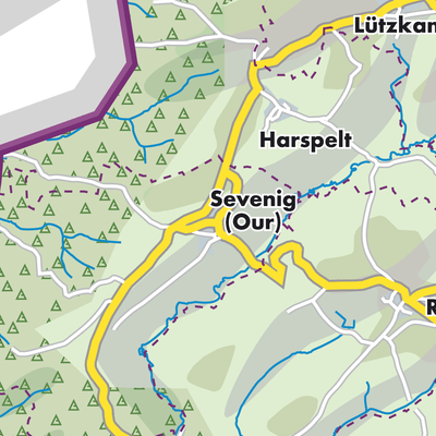 Übersichtsplan Sevenig (Our)