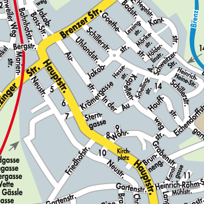 Stadtplan Sontheim an der Brenz