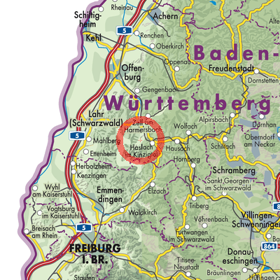 Landkarte Steinach