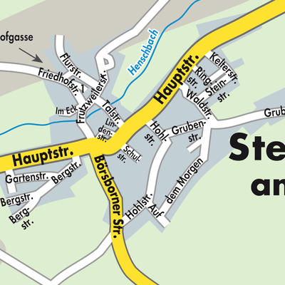 Stadtplan Steinbach am Glan