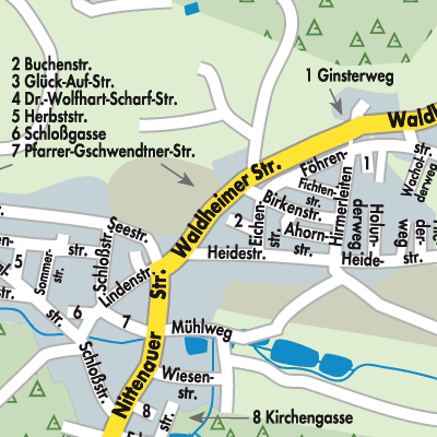 Stadtplan Steinberg am See
