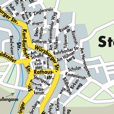 Stadtplan Steinfeld