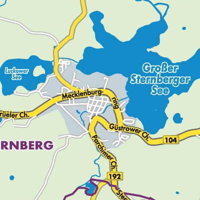 Übersichtsplan Sternberg