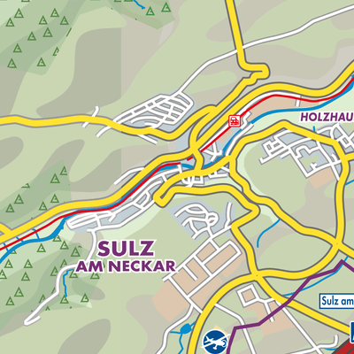 Übersichtsplan Sulz am Neckar