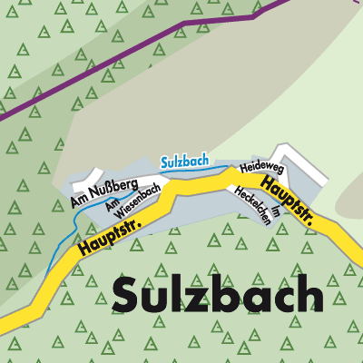 Stadtplan Sulzbach