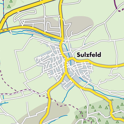 Übersichtsplan Sulzfeld