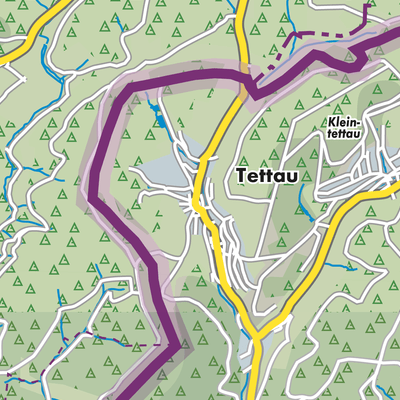 Übersichtsplan Tettau