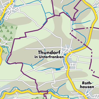 Übersichtsplan Thundorf i.UFr.