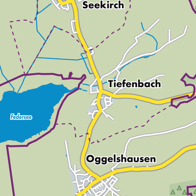 Übersichtsplan Tiefenbach