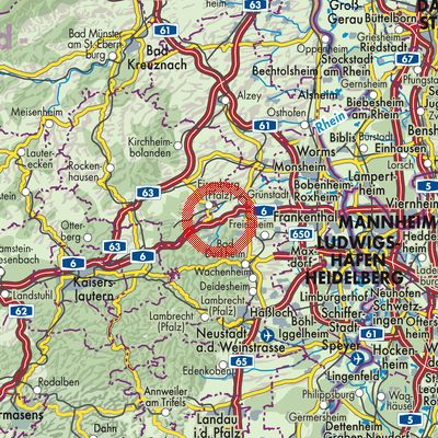 Landkarte Tiefenthal