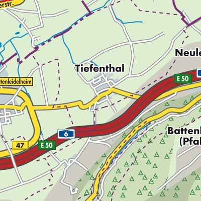 Übersichtsplan Tiefenthal