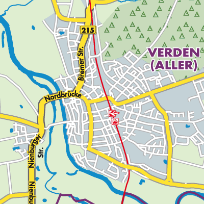 Übersichtsplan Verden (Aller)
