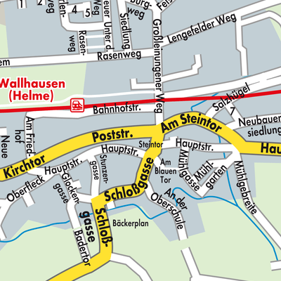 Stadtplan Wallhausen