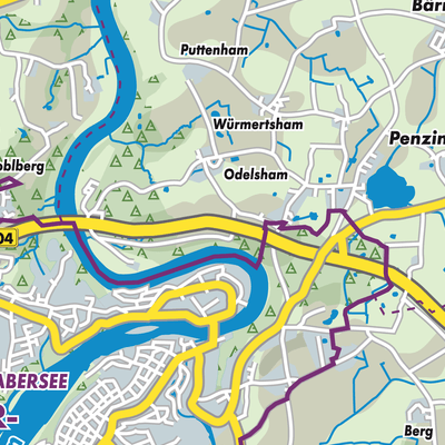 Übersichtsplan Wasserburg am Inn