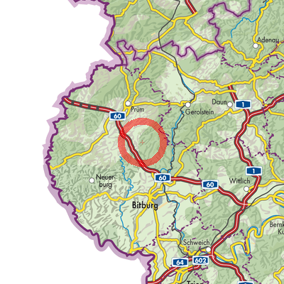 Landkarte Wawern